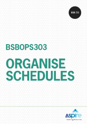 Picture of BSBOPS303 Organise schedules eBook