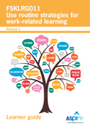 Picture of FSKLRG011 Use routine strategies for work-related learning eBook