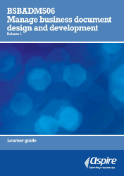 Picture of BSBADM506 Manage business document design and development