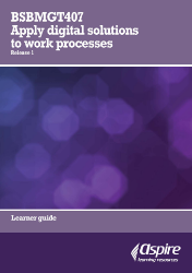 Picture of BSBMGT407 Apply digital solutions to work processes eBook, Release 1