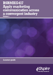 Picture of BSBMKG417 Apply marketing communication across a convergent eBook