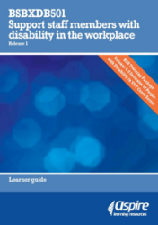 Picture of BSBXDB501 Support staff members with disability in the workplace (eBook)