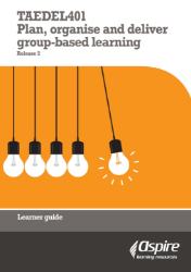 Picture of TAEDEL401 Plan, organise and deliver group-based learning