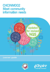 Picture of CHCINM002 Meet community information needs - NQS updated ebook