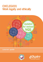 Picture of CHCLEG001 Work legally and ethically (Early Childhood) - NQS updated eBook