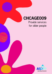 Picture of CHCAGE009 Provide services for older people eBook
