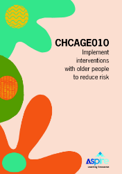 Picture of CHCAGE010 Implement inter. with older people eBook