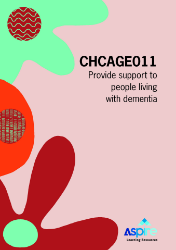 Picture of CHCAGE011 Provide support people liv/demen eBook