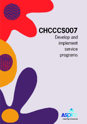 Picture of CHCCCS007 Develop & implement srvce programs eBook