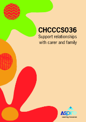 Picture of CHCCCS036 Support rel'ships withcarer/family eBook