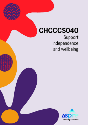 Picture of CHCCCS040 Support independence/well being eBook