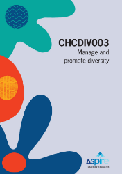 Picture of CHCDIV003 Manage and promote diversity eBook (v7.0)