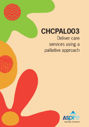 Picture of CHCPAL003 Deliv care/using palliative apprch eBook