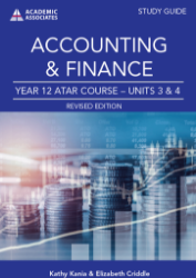 Picture of Accounting and Finance ATAR Course Study Guide Units 3 and 4 Revised Edition