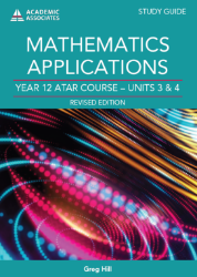 Picture of Mathematics Applications Year 12 ATAR Study Guide Revised Edition